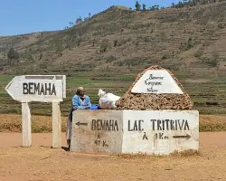 Traffic sign in Madagascar