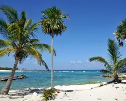 mexican beach scene Yacatan