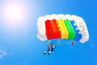 parachutist